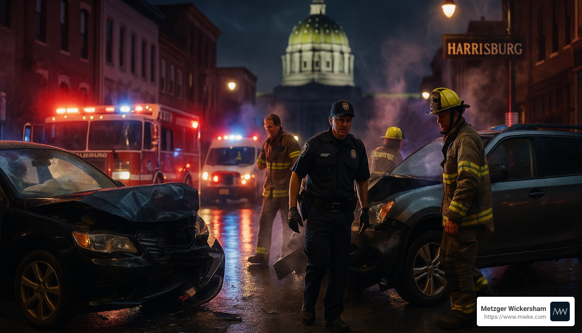 Abogado de accidentes de tráfico en Harrisburg